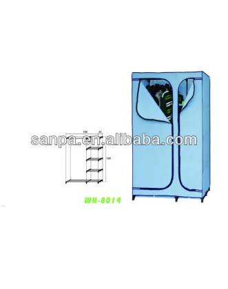 2015 Non-woven fabric wardrobe,home organization