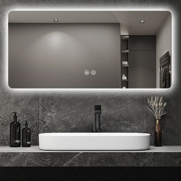 Smart Long Badezimmerspiegel über Waschbeckensuche