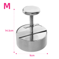 Middle Hand Press Stainless Steel Hamburger Maker