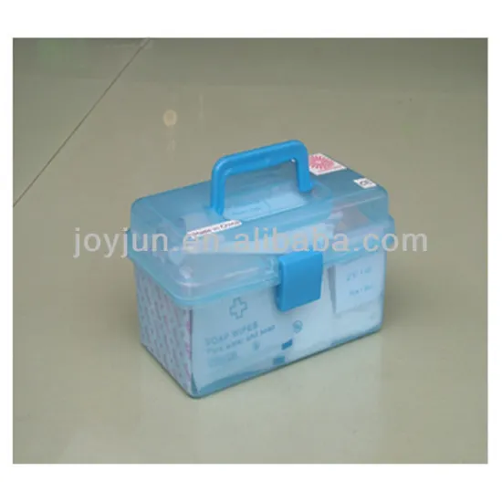 car/travel/home/emergency plastic first aid kit box