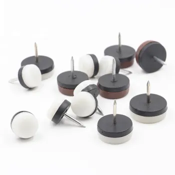 Table and Furniture Glide Pads with Nail Floor Protectors for Chair Legs