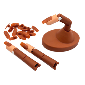 Beginner Prosthetic Display Tips: Soft Removable Mannequin for Nail Art Practice and Training