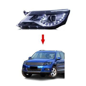 XT Upgrade for VW Tiguan 2010-2012: High-Match LED DRL Bifocal Xenon Headlamp