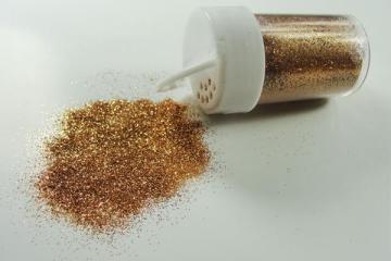 Light Copper Metallic Glitter