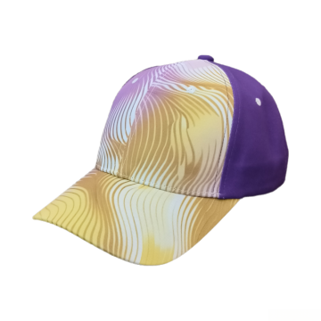 Qianzun Custom Wholesale Unstructured Green Grey 6 Panel Baseball Cap