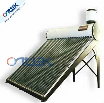 DIY copper coil solar heater