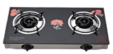 Tempered Glass Two Burners Gas Stove