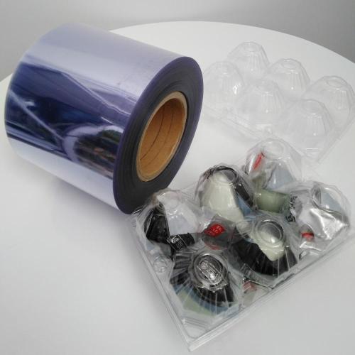 Transparent PVC for plastic box folding