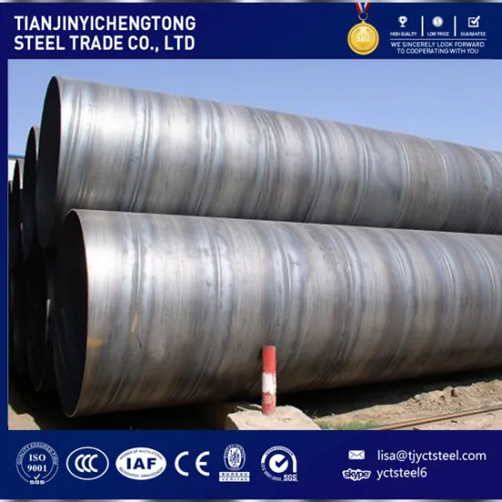 Spiral Welded Steel Tube Q235 St52 Dn200