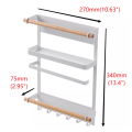 Metal 4 Tier Magnet Toaller Punch Free Free