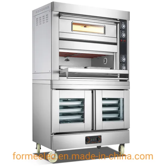 Electric Deck Oven 2-Deck 4-Trays Electric Layered Oven Fermentation Case Proofer All in One