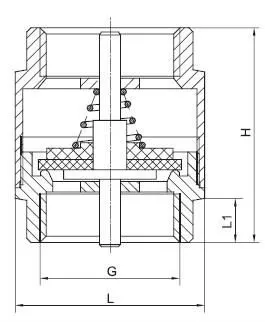 Check Valve, Brass, Resilient Disc, Thread Ends