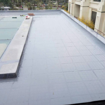 Concrete flat roof waterproofing products
