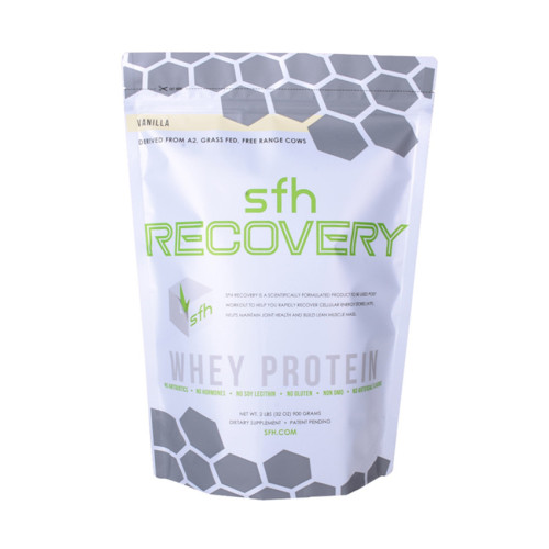 Biodegradable Compostable Pla Whey Protein Powder Pouch