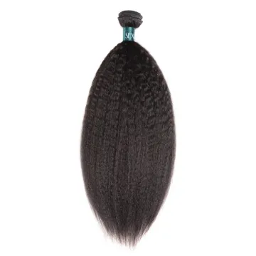 Wholesale Kinky Straight Hair bundles, Cuticle Aligned Yaki Hair Bundles, 100% Real Virgin Brazilian Human Hair Bundles
