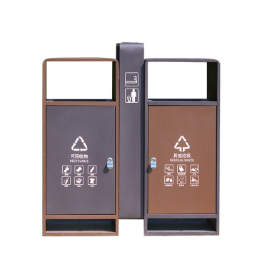 Wholesale Galvanized Metal Outdoor Trash Cans for Municipal and Residential Use