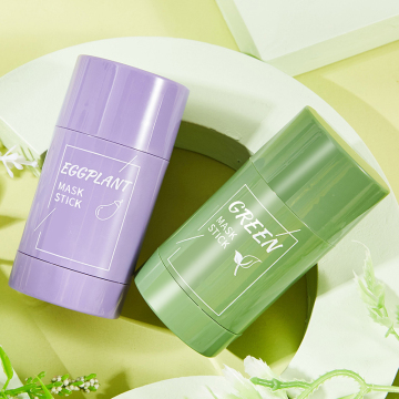 Wholesale Green Tea Eggplant Clay Mask for Pore Cleansing and Oil Control