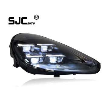 SJC Auto High-Quality For Porsche Cayenne 958.1 958.2 Headlights Assembly Upgrade 2024 Style LED Matrix 2011-2017 New Style