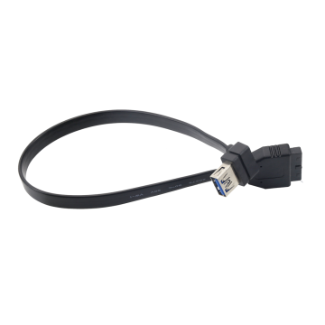 USB 3.0 90 Degree Connector Extension Cable for Computer