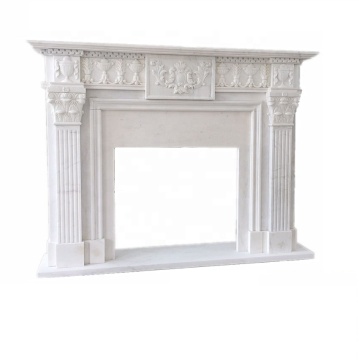 إدراج الموقد الكهربائي الحديث - FC005 White Marble Electric مدفأة في مصر