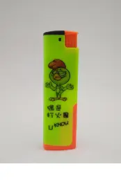 8.05cm Frost ISO Wide Piezo Lighter 5pcs Blister Card Package