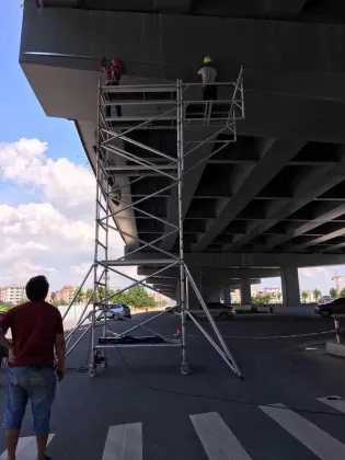 Brand New Single Width Aluminium Mobile Scaffold Tower