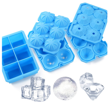 Food-Grade Reusable Silicone Ice Cube Trays