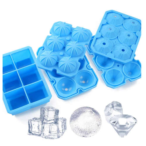 Food-Grade Reusable Silicone Ice Cube Trays