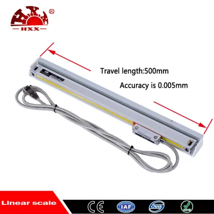 High Quality 5V Digital Linear Scale Encoder Grating Ruler 5um 500mm