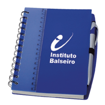 Spiral Notebook with Ball Pen and Ruler - New Arrival