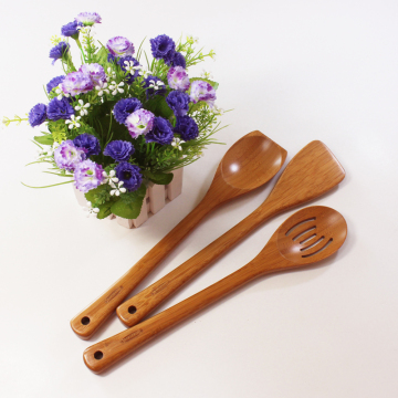 2020 hot Biodegradable Eco Friendly Bamboo Cutlery Set for kitchen utensils cookingware