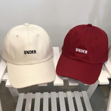 Özel Logo 6 Panel Pamuk Beyzbol Yetişkin Şapkası
