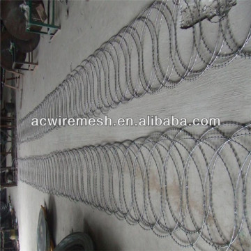 hot dipped galvanized razor barbed wire fence