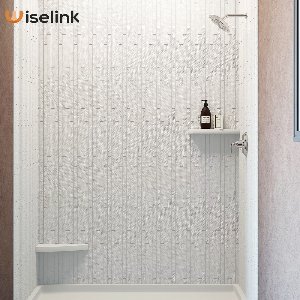 beautiful pattern shower wall