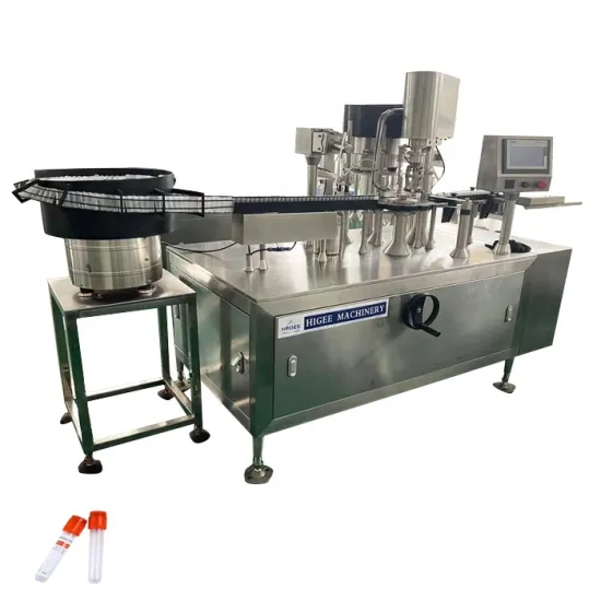 Automatic Cryo Tubes Filler Sealer Labeller Production Line