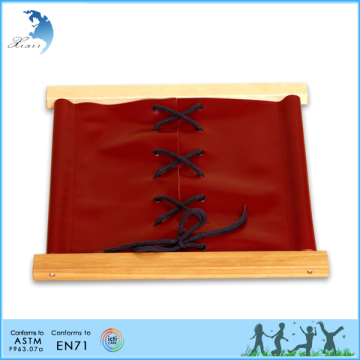 Montessori preschool practical life EN71 eco-friendly montessori dress materials