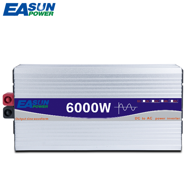 6000W Pure Sine Wave Inverter: 12V/24V/48V to 220V