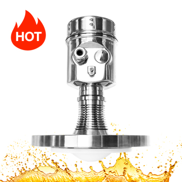 80GHz Radar Level Transmitter Stainless Steel High Temperature Fuel Sensor