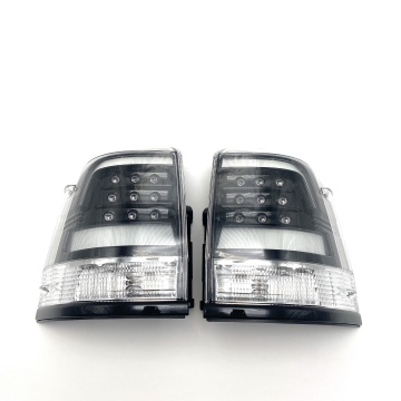 LUXESOEM Smoke Black Tail Light for Land Cruiser 2016 GRJ200 FJ200 with DRL and Brake Lights