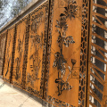 Decorative outdoor wall panel