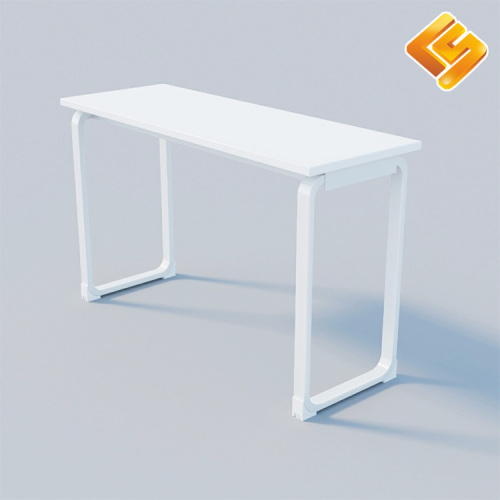 Ahşap Damarlı Tek Katlı Beyaz Eğitim Masası