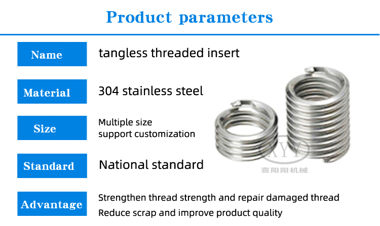 M2.5 Tailless Thread Insert Wood Working Custom Size Steel Stainless Fasteners