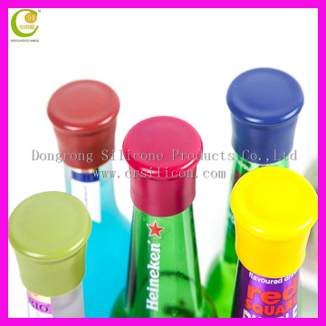 Silicone Rubber Reusable Beer Saver,Silicone Bottle Cap for Wine,Silicone Wine Bottle Stopper