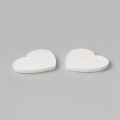 Heart-shaped alumina ceramic sculptures