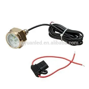 2017 hot sale 27W RGB Drain hole plug LED underwater light for boat marine LED Drain Plug light