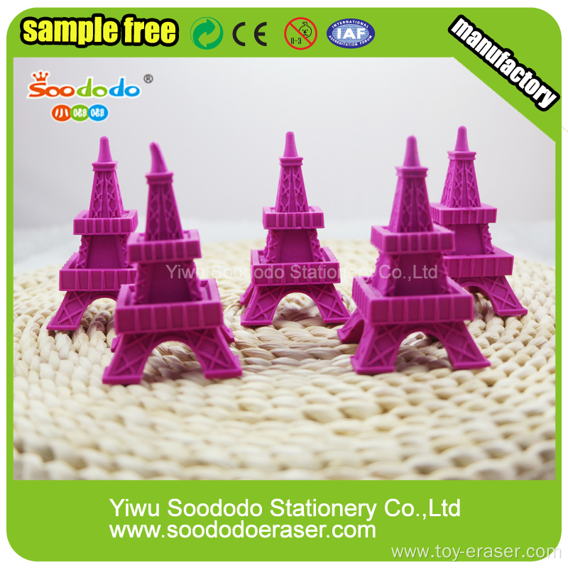 rubber eraser manufacturers 2014 new design Eiffel Tower eraser