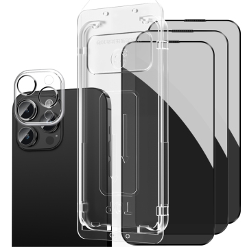 iPhone 14 Pro Max / iPhone 15 Plus用の卸売3パック強化ガラススクリーンプロテクター - 簡単なインストール