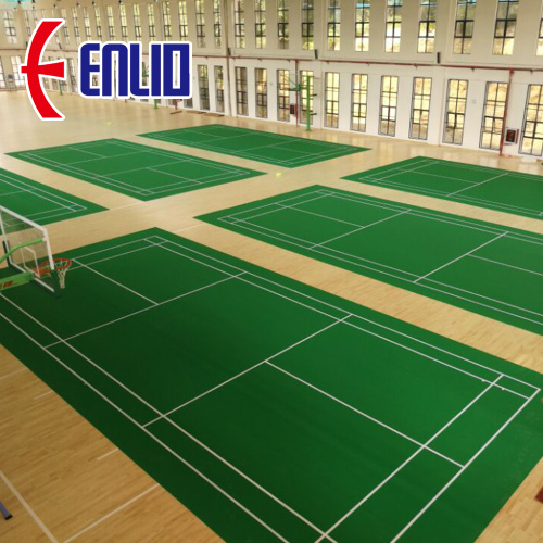 Enlio badminton flooring approved by BWF