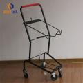 High quality 2 Basket Supermarket Shopping Trolley