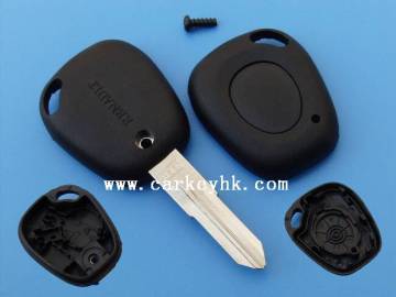 HOT Sale Renault 1 button remote key shell with "valeo" on the blade and with logo for megane 2 renault car key Renault Megane K